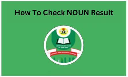 noun result 2023|How to Check NOUN Result 2024.